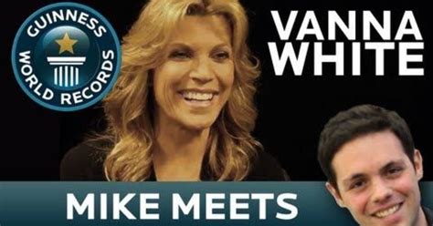 Mike Meets Vanna White